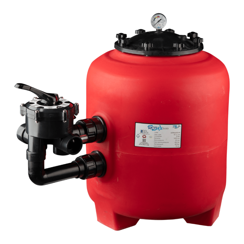 Rotex Plastik Kum Filtresi 600 mm - 50 mm