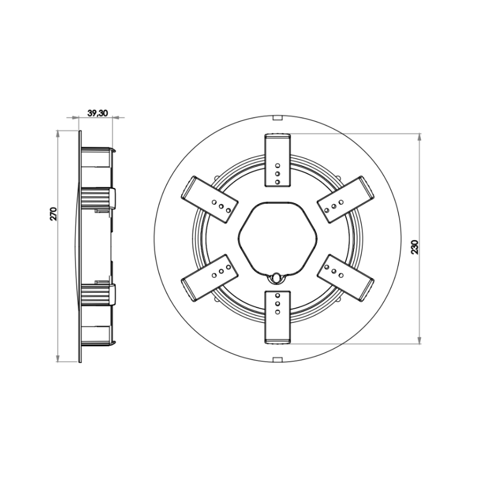 Süperfine LED Armatür Paslanmaz Çerçeveli (Kasa Hariç) 30-36 W - SMD RGB Sunrise (5 Kablolu)