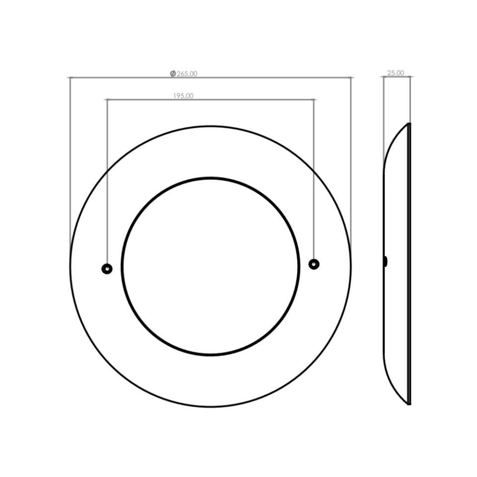Sky Slim LED Armatür (Sıva Üstü) SMD RGB Sunrise (5 Kablolu) - 30-36 W