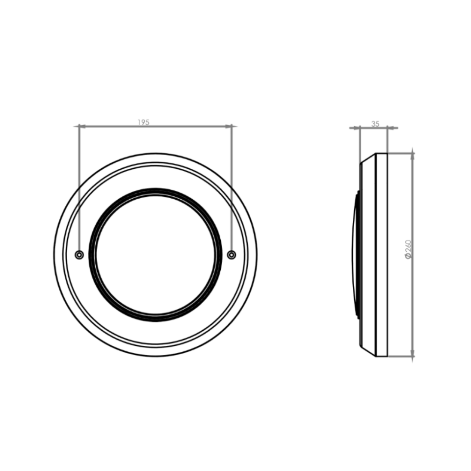 Slim Flat LED Armatür (Sıva Üstü) 44 W - SMD RGB Sunrise (5 Kablolu)