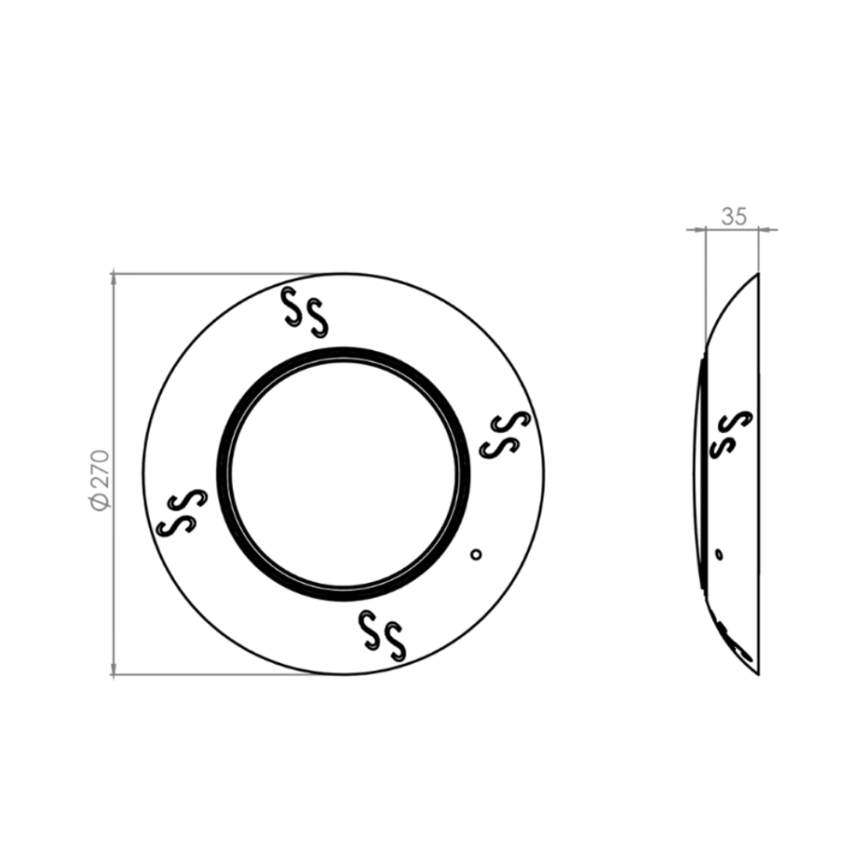 SS Slim Flat LED Armatür (Sıva Üstü) 30-36 W - SMD RGB Sunrise (5 Kablolu)